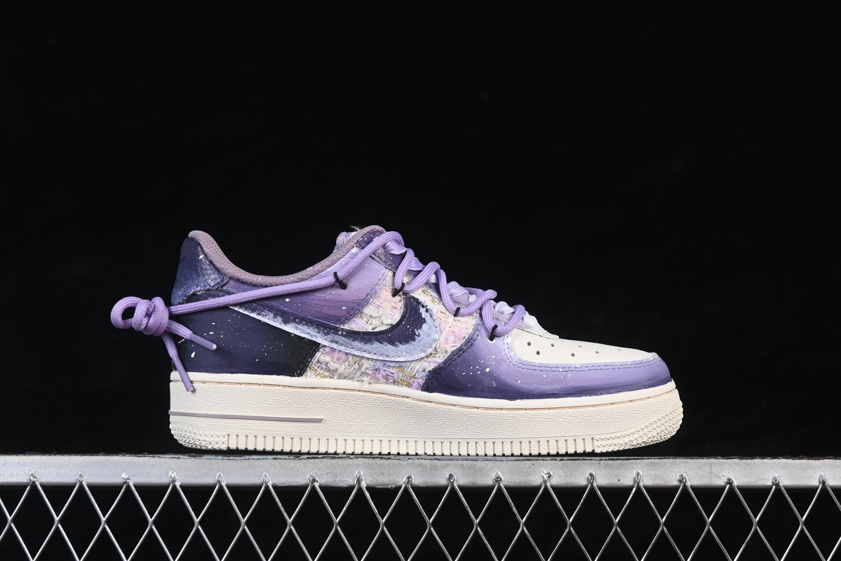 All categories Nk Air Force 1 Air Force series Nk Air Force 1 Low Air Force low-top Nike Air Force 1'07 Low "Misty Purple Graffiti" Hand-painted graffiti Misty Purple Graffiti Air Force 1 low-top casual sneakers FJ7740-190
